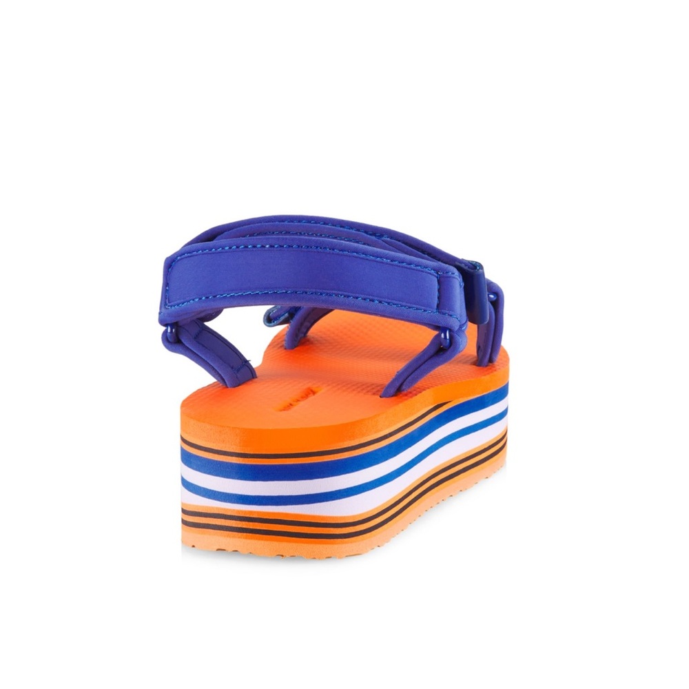 Tory Burch Eva Sport Sandal In Bermuda/ Vibrant Orange Size 11 NIB - Picture 5 of 6